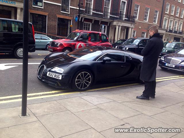 Bugatti Veyron spotted in London, United Kingdom