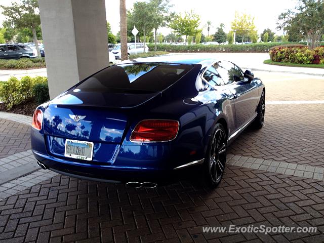 Bentley Continental spotted in Orlando, Florida