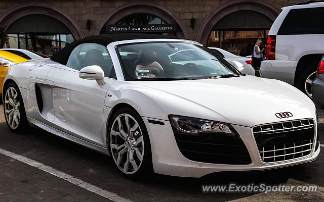 Audi R8 spotted in La Jolla, California