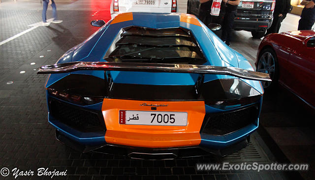 Lamborghini Aventador spotted in Dubai, United Arab Emirates