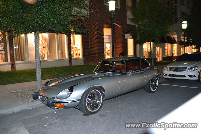 Jaguar E-Type spotted in Charlotte, North Carolina