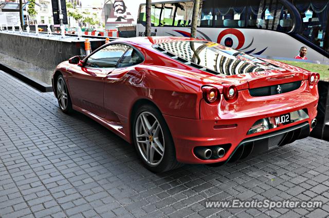 Ferrari F430 spotted in Bukit Bintang KL, Malaysia