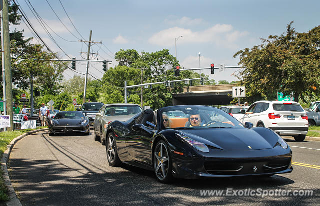 Ferrari 458 Italia spotted in Greenwich, Connecticut
