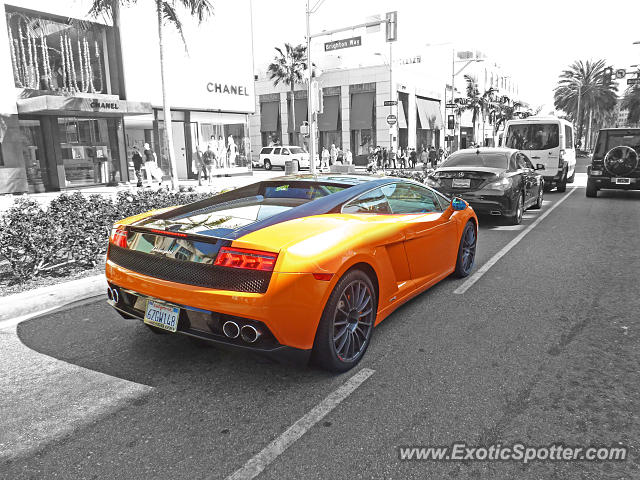 Lamborghini Gallardo spotted in Beverly Hills, California