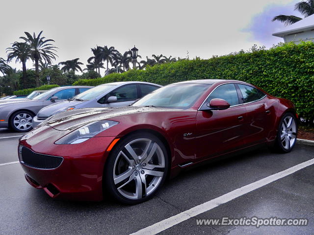 Fisker Karma spotted in Palm Beach, Florida