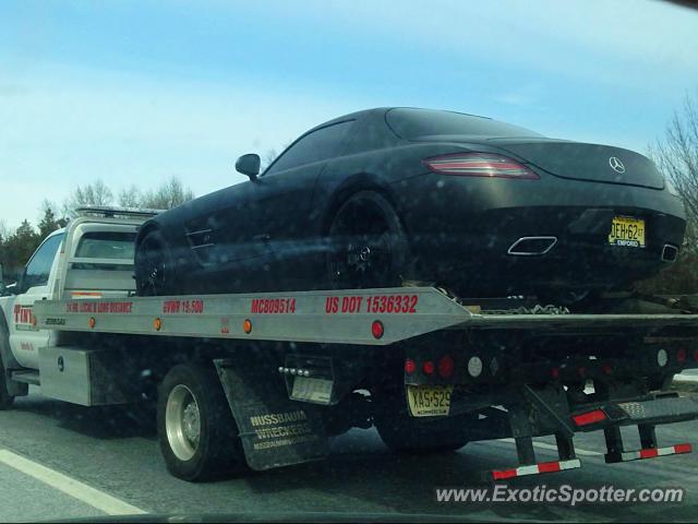 Mercedes SLS AMG spotted in Parkway, New Jersey
