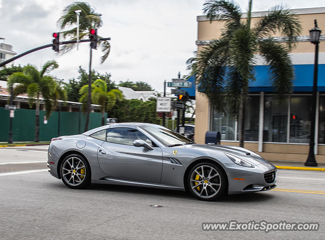Ferrari California spotted in Palm Beach, Florida