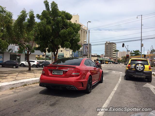 Mercedes C63 AMG Black Series spotted in Fortaleza, Brazil
