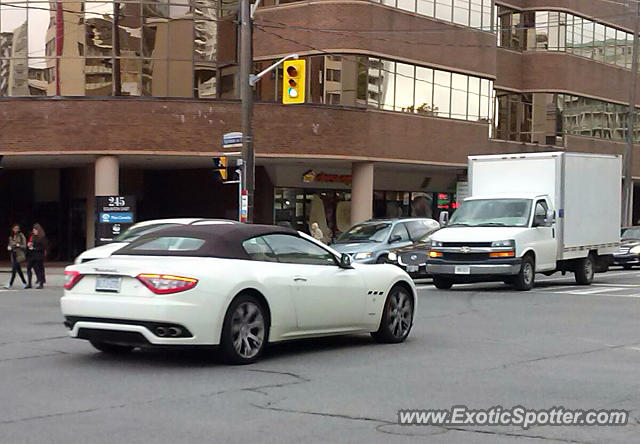 Maserati GranCabrio spotted in Toronto, Canada