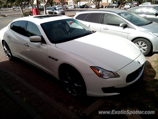 Maserati Quattroporte spotted in Herzeliya, Israel