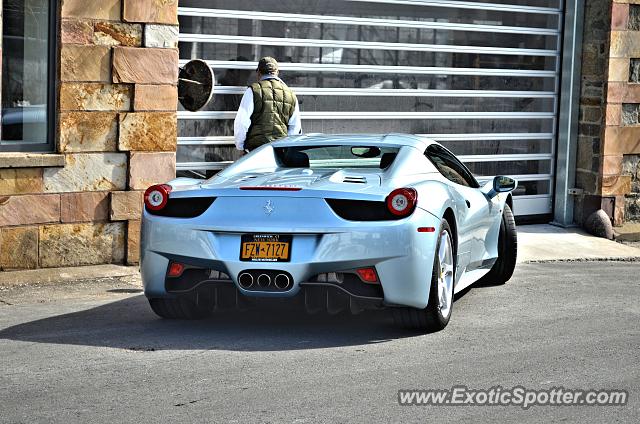 Ferrari 458 Italia spotted in Greenwich, Connecticut