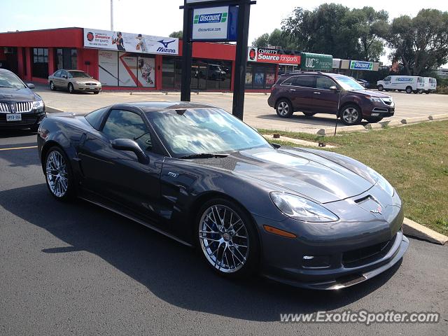 Chevrolet Corvette ZR1 spotted in Burlington, Canada