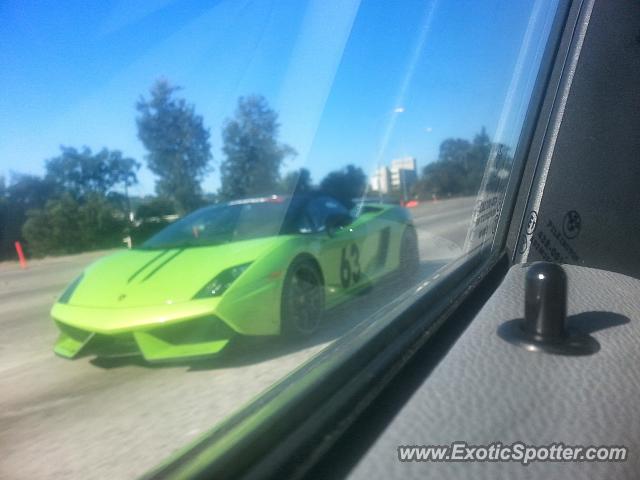 Lamborghini Gallardo spotted in Some freeway, California