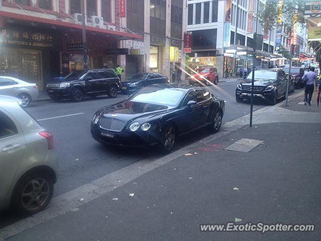 Bentley Continental spotted in Central, Australia