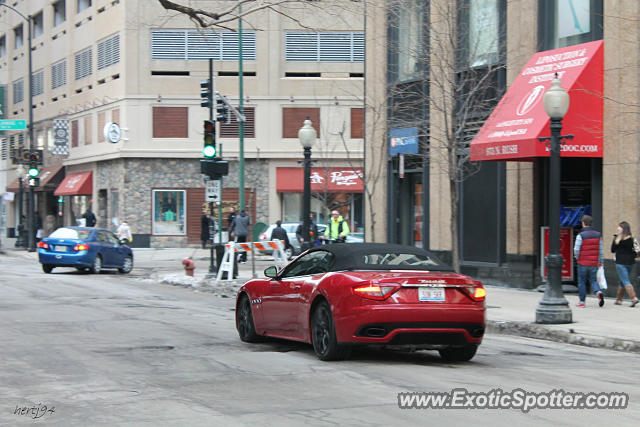 Maserati GranCabrio spotted in Chicago, Illinois