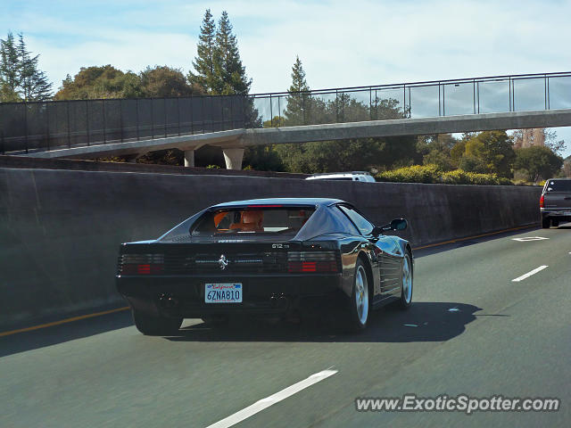 Ferrari Testarossa spotted in 101 Freeway, California