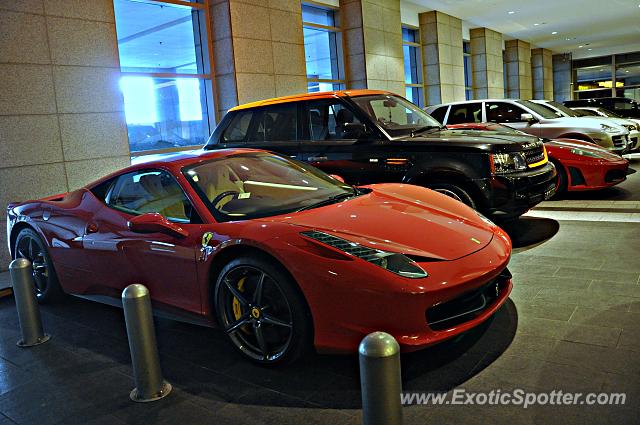 Ferrari 458 Italia spotted in Bukit Bintang KL, Malaysia