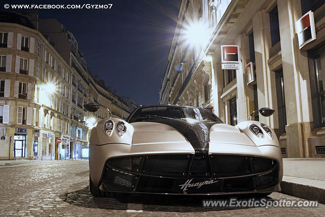 Pagani Huayra spotted in Paris, France