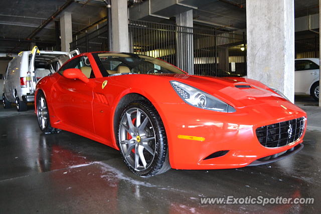 Ferrari California spotted in Charlotte, North Carolina
