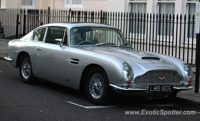 Aston Martin DB6 spotted in London, United Kingdom