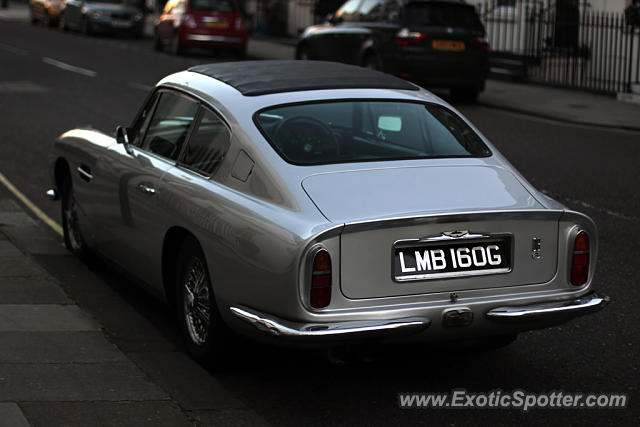 Aston Martin DB6 spotted in London, United Kingdom