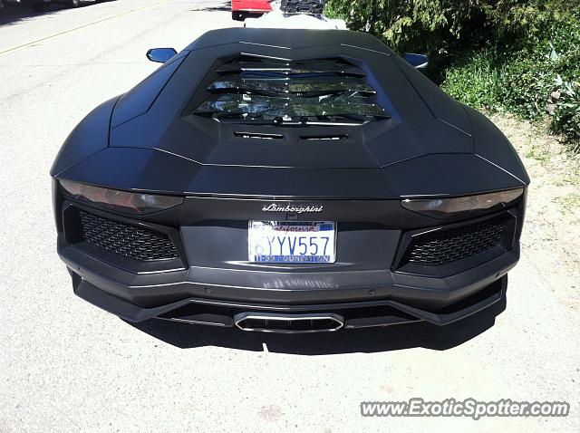 Lamborghini Aventador spotted in Julian, California