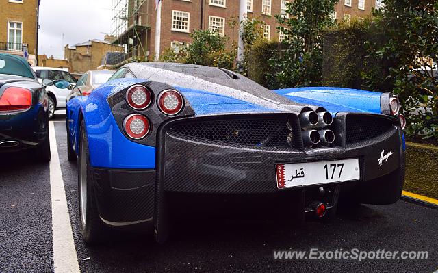 Pagani Huayra spotted in London, United Kingdom