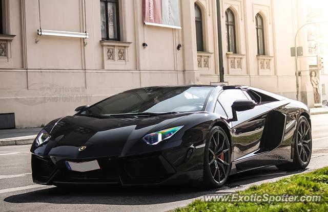 Lamborghini Aventador spotted in Munich, Germany