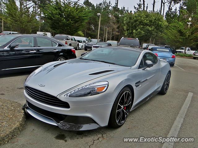 Aston Martin Vanquish spotted in Pebble Beach, California