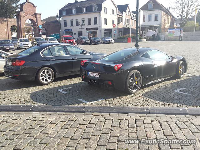 Ferrari 458 Italia spotted in Tervuren, Belgium