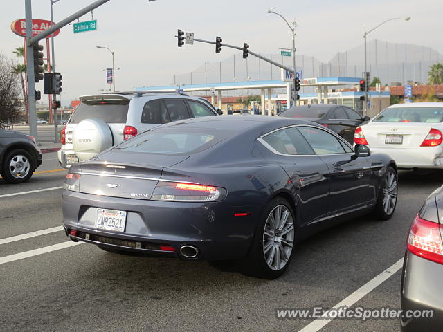 Aston Martin Rapide spotted in Rowland Heights, California