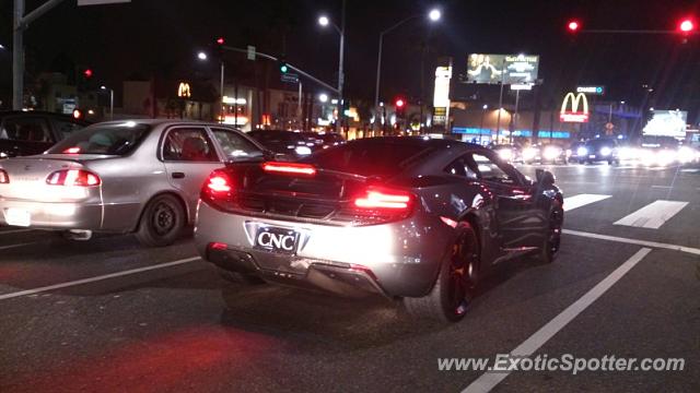 Mclaren MP4-12C spotted in Hollywood, California
