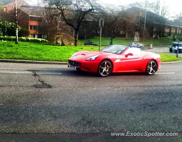 Ferrari California spotted in Exeter, United Kingdom