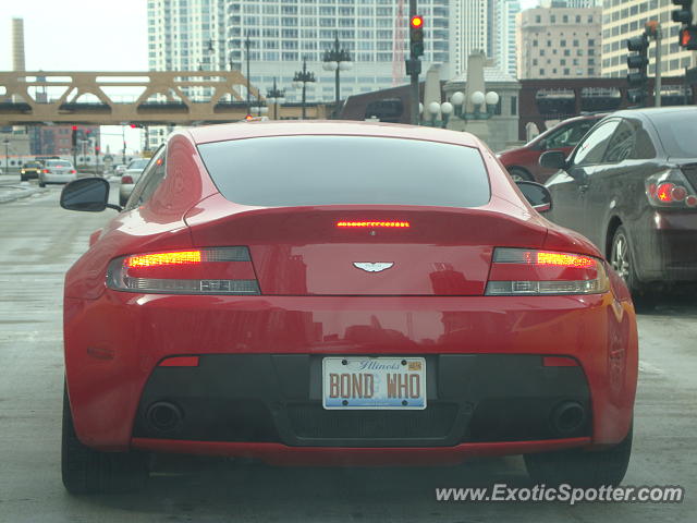 Aston Martin Vantage spotted in Chicago, Illinois