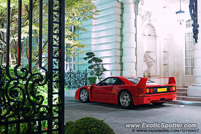 Ferrari F40 spotted in Paris, France