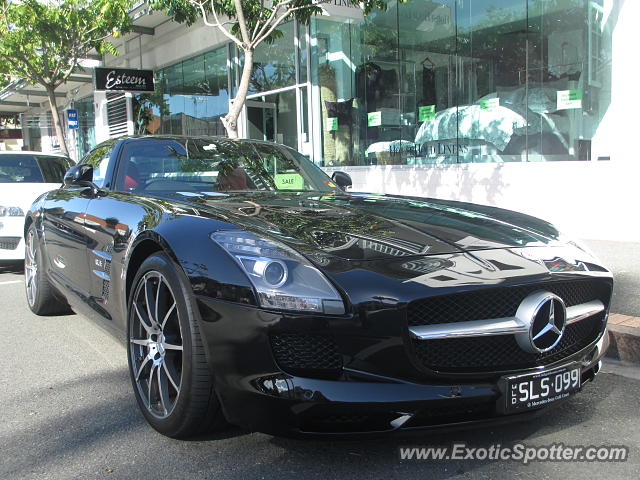 Mercedes SLS AMG spotted in Brisbane, Australia