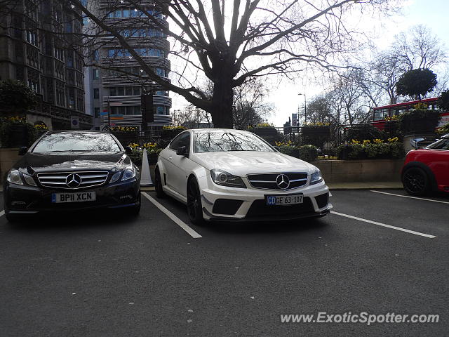 Mercedes C63 AMG Black Series spotted in London, United Kingdom