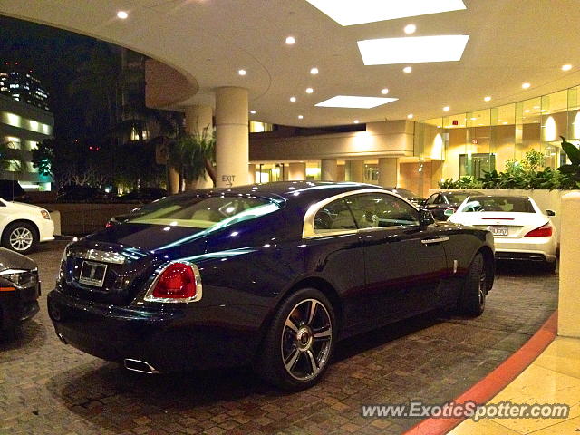 Rolls Royce Wraith spotted in Beverly Hills, California