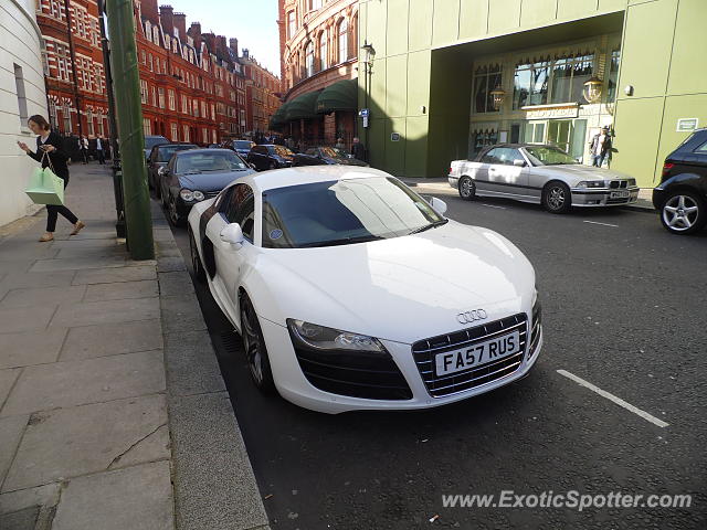 Audi R8 spotted in London, United Kingdom