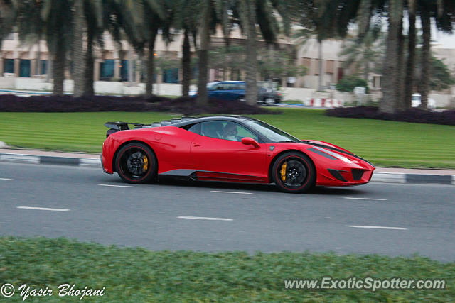 Ferrari 458 Italia spotted in Dubai, United Arab Emirates