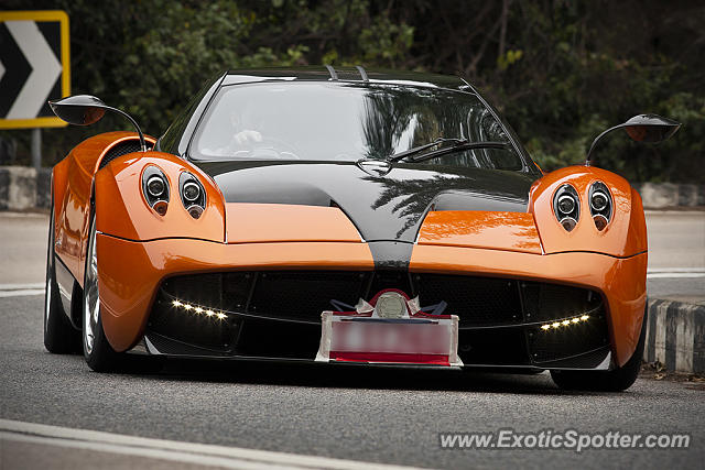Pagani Huayra spotted in Hong Kong, China