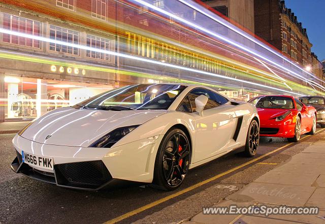 Lamborghini Gallardo spotted in London, United Kingdom