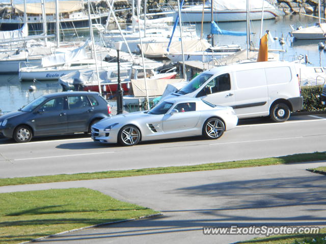 Mercedes SLS AMG spotted in Nyon, Switzerland