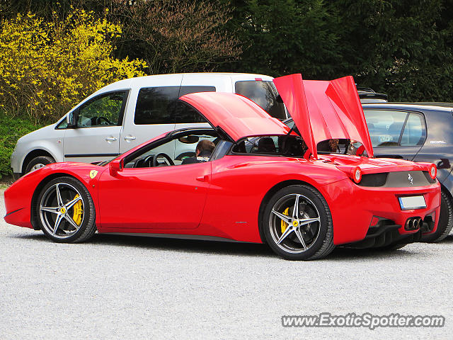 Ferrari 458 Italia spotted in Wuppertal, Germany