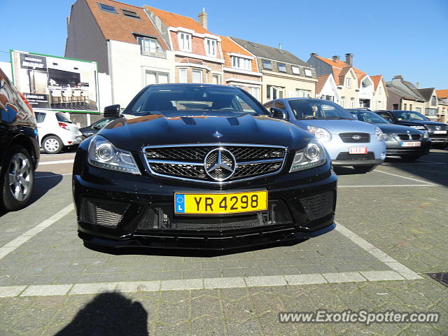 Mercedes C63 AMG Black Series spotted in Knokke-Heist, Belgium