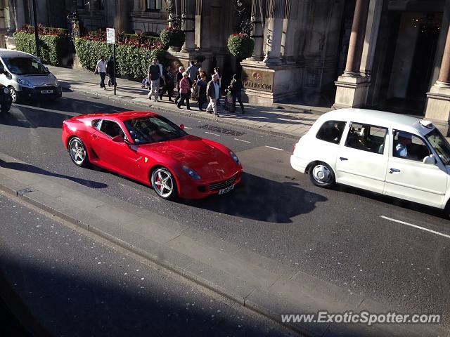 Ferrari 599GTB spotted in London, United Kingdom