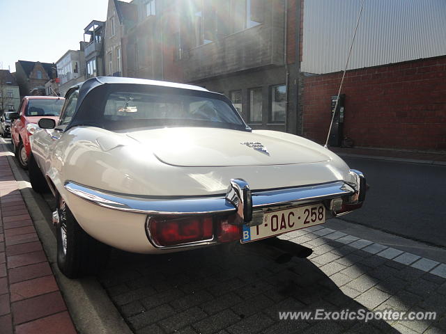 Jaguar E-Type spotted in Knokke-Heist, Belgium
