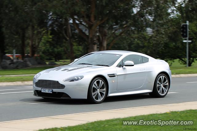 Aston Martin Vantage spotted in Canberra, Australia