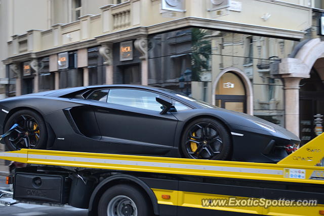 Lamborghini Aventador spotted in Monte Carlo, Monaco