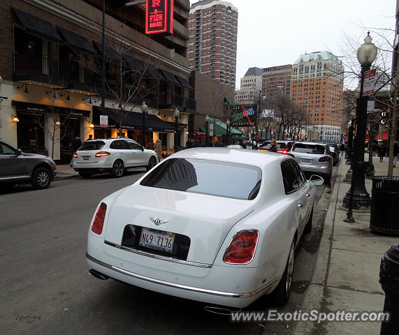 Bentley Mulsanne spotted in Chicago, Illinois
